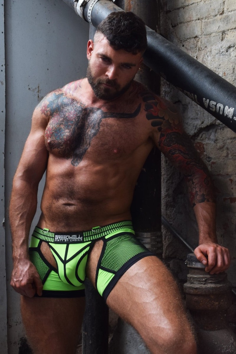 Jock Boxer Hybred Chock Vert Neon