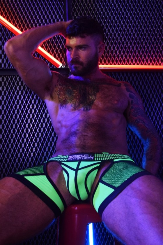 Jock Boxer Hybred Chock Vert Neon