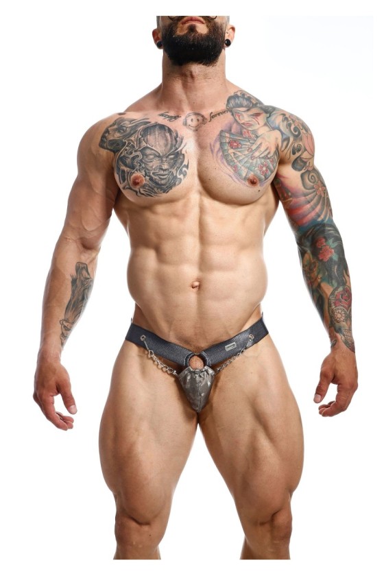 Jockstrap Ring & Chain Dngeon Camouflage Gris