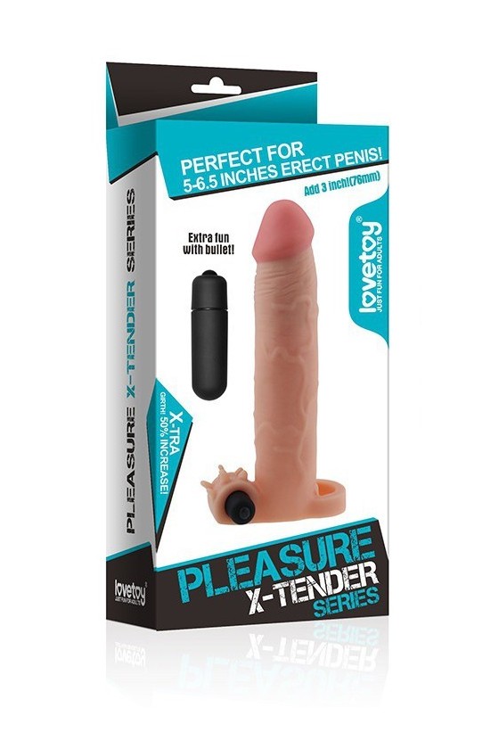 Gaine de pénis X-TENDER N°5 20 x 4 cm