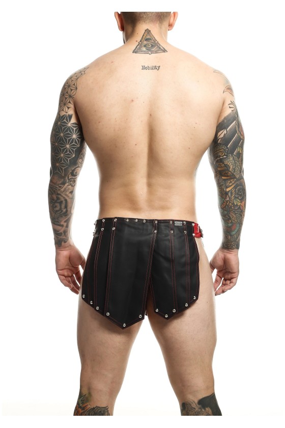 Jupe homme Sm Roman Skirt Noire-Rouge