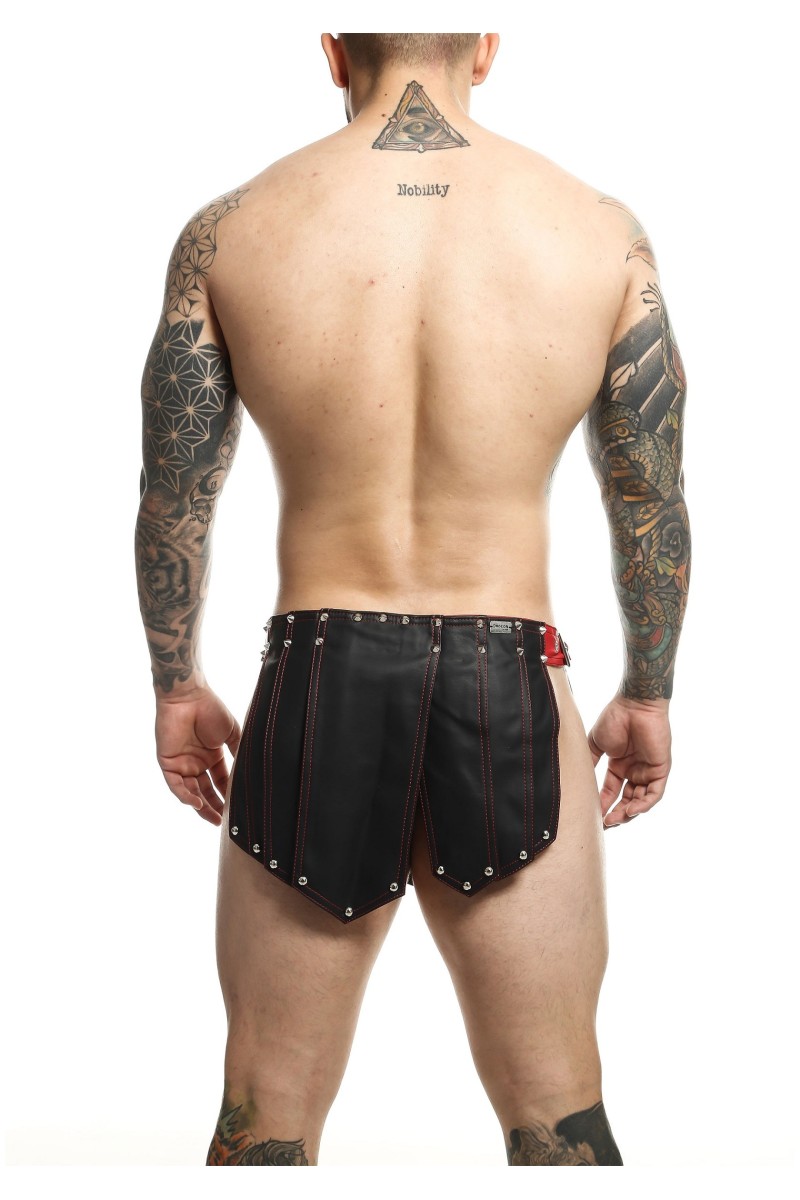 Jupe homme Sm Roman Skirt Noire-Rouge