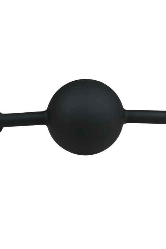 Baillon flexible avec boule silicone Noir