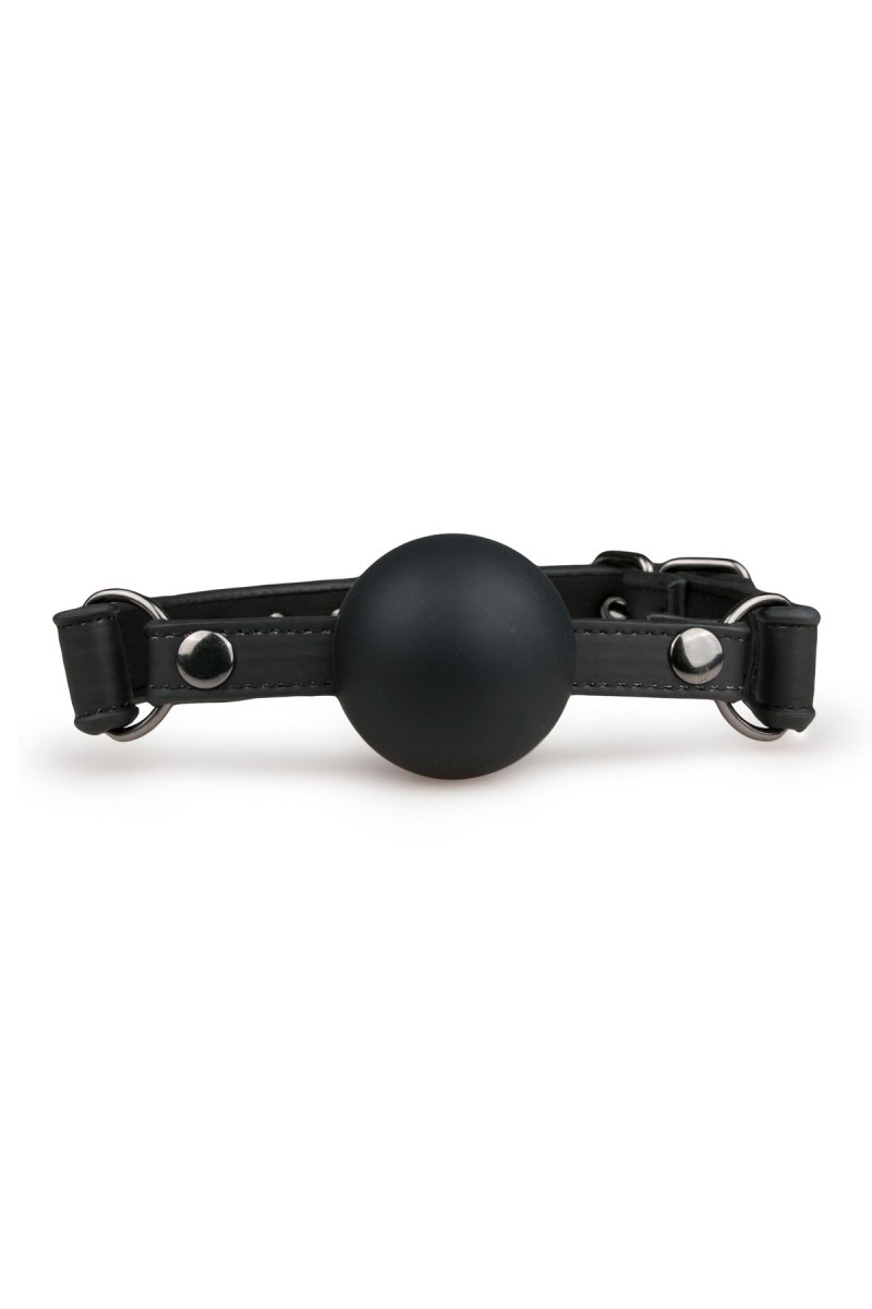 Baillon Boule en silicone Noir