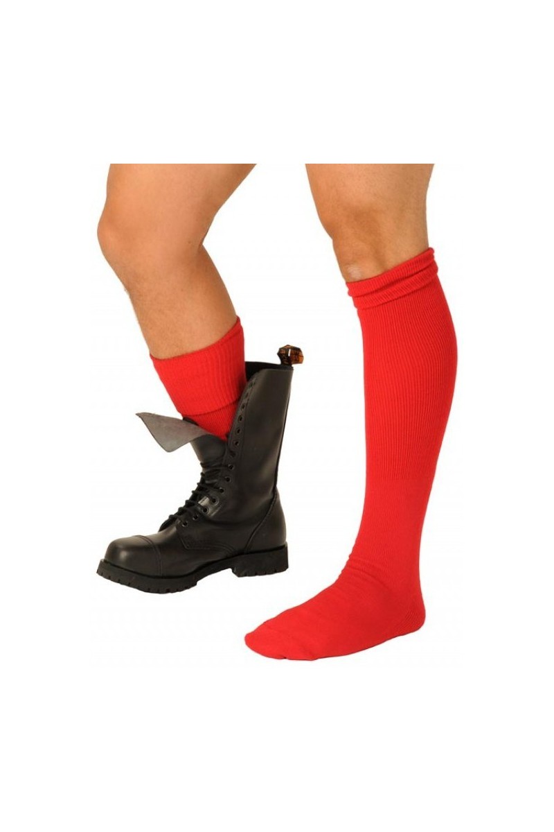 Chaussettes Boot Rouges