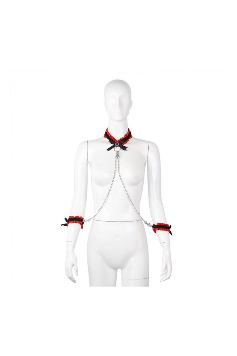 Kit Collier Menottes Romance Noir Rouge