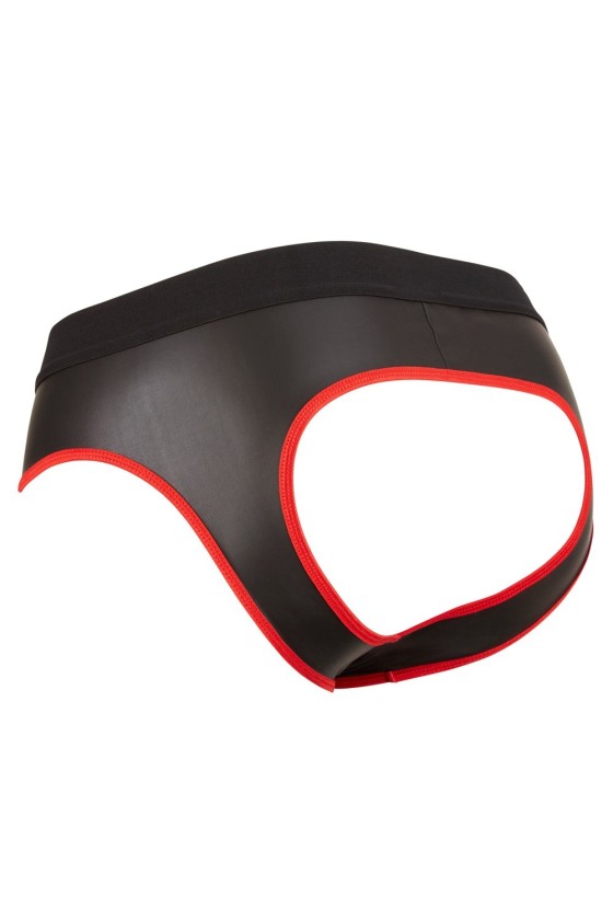 Jockstrap Joy Zip Noir-Rouge