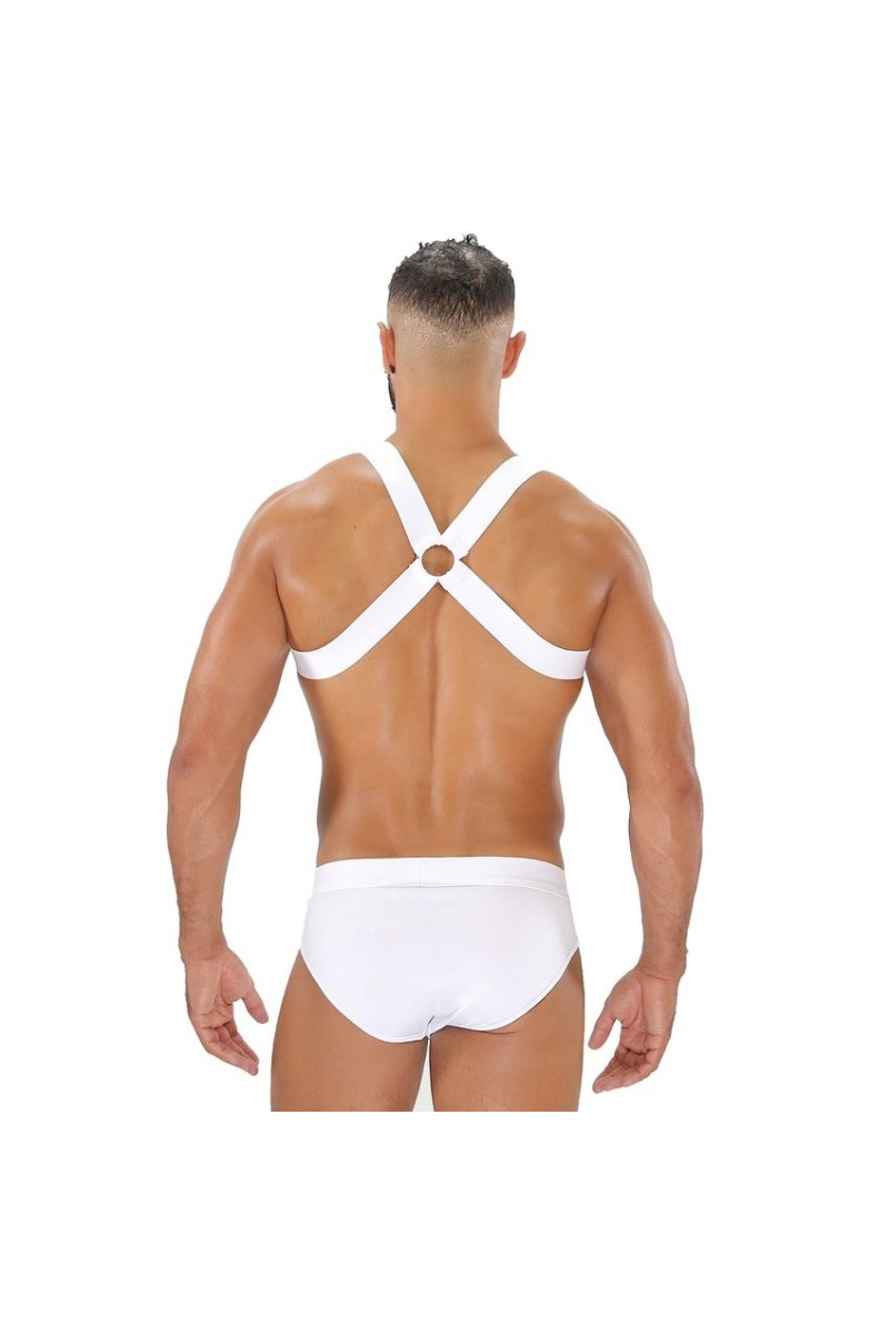 Harnais élastique Fetish X Blanc