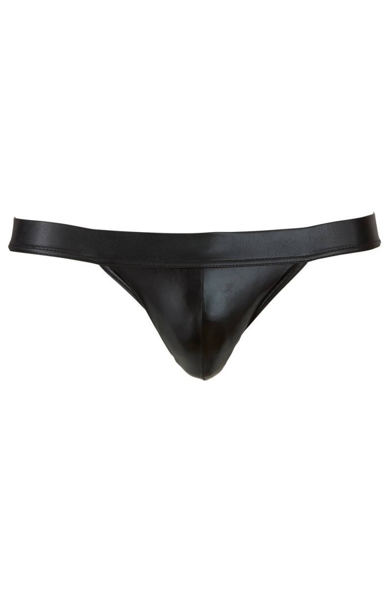 Jockstrap MUNIX Imitation Vinyle Noir