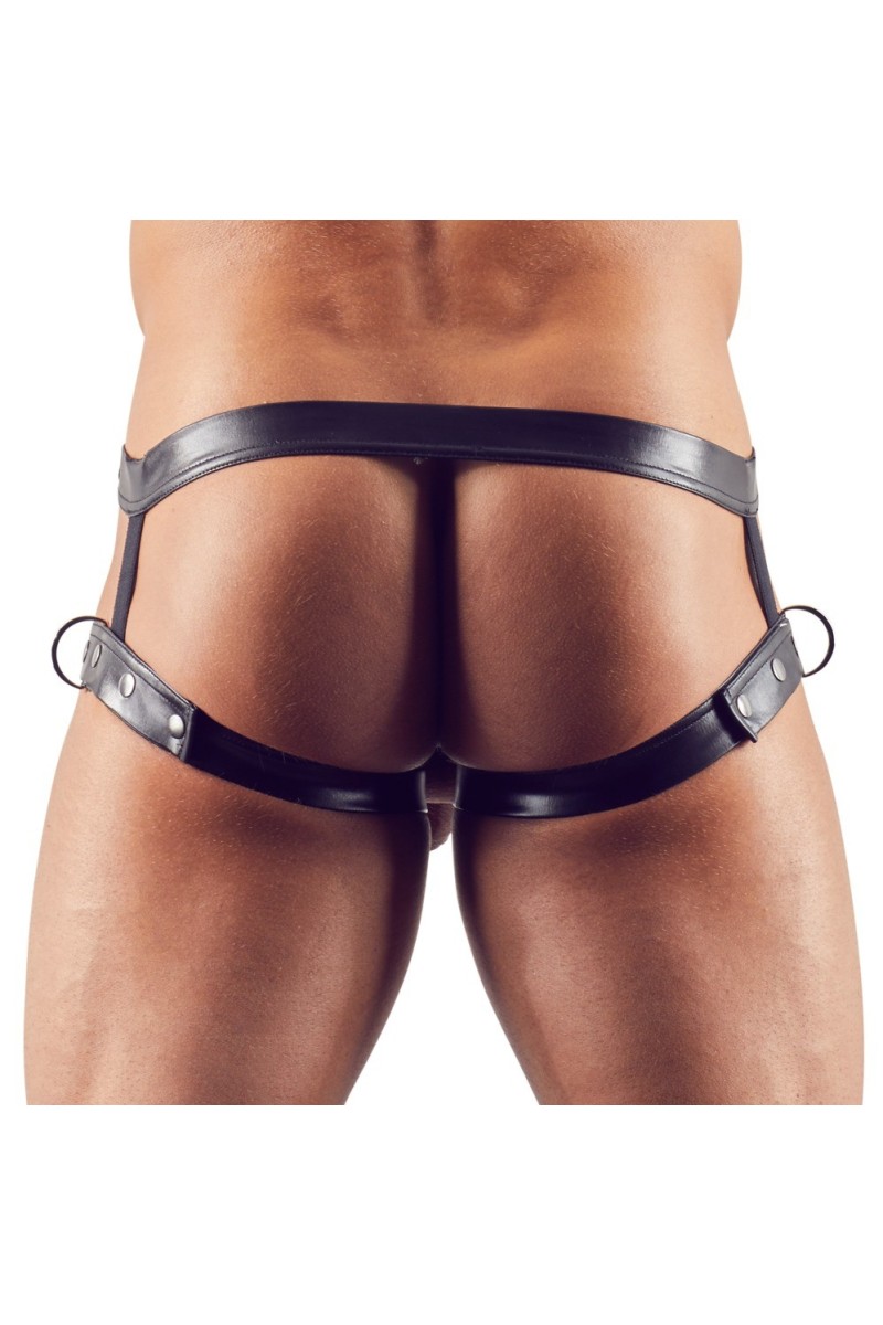 Jockstrap Effet Harnais Noir