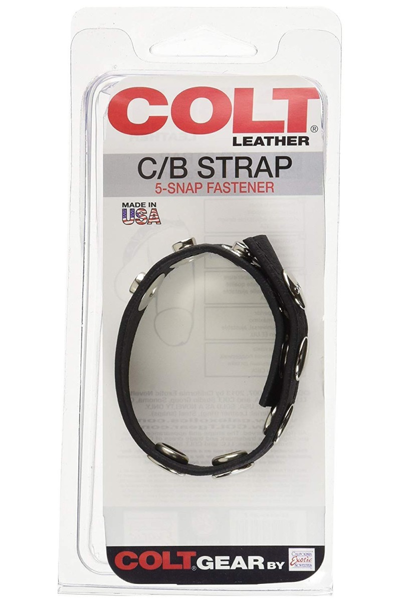 Cockring 5 pressions cuir