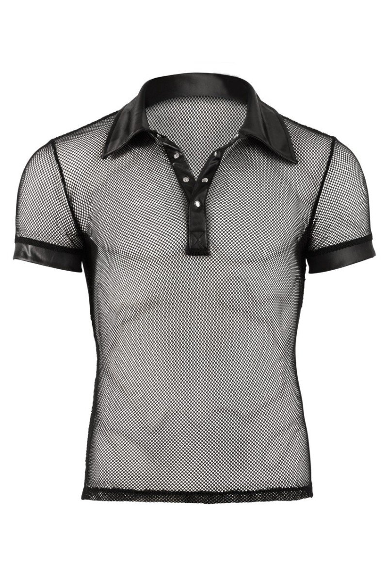 T-shirt sexy NET MEN Noir