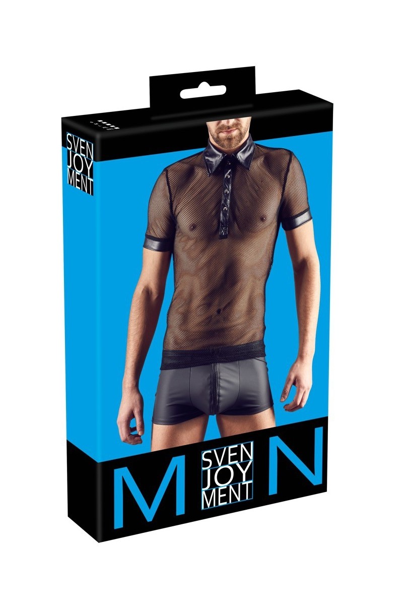 T-shirt sexy NET MEN Noir