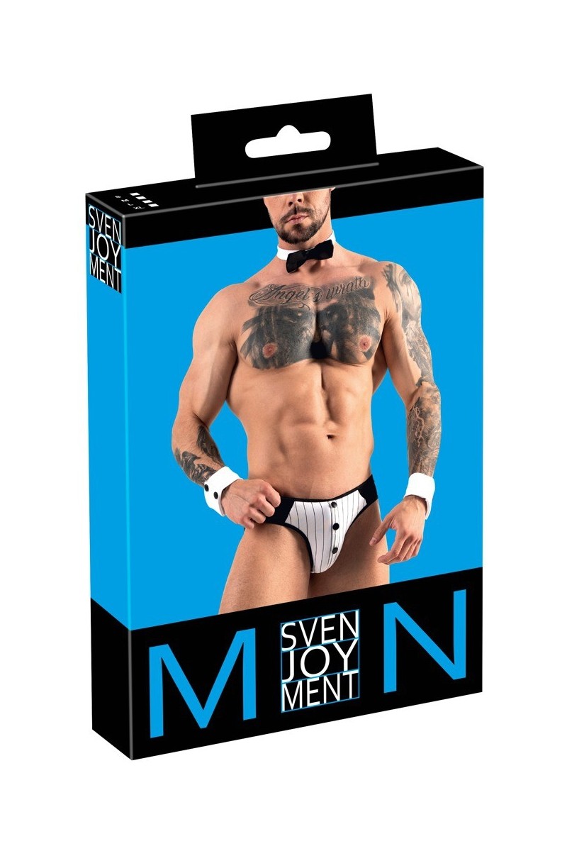 Ensemble Jock NESTOR SEXY Blanc