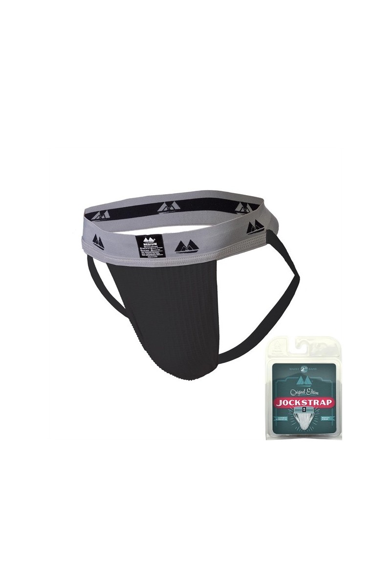 Jockstrap Original Waist 2 Band Noir