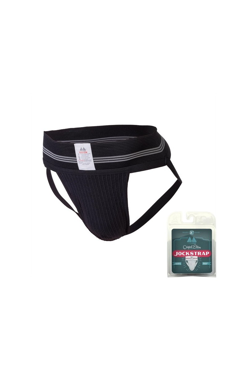 Jockstrap Original Waist 3 Band Noir