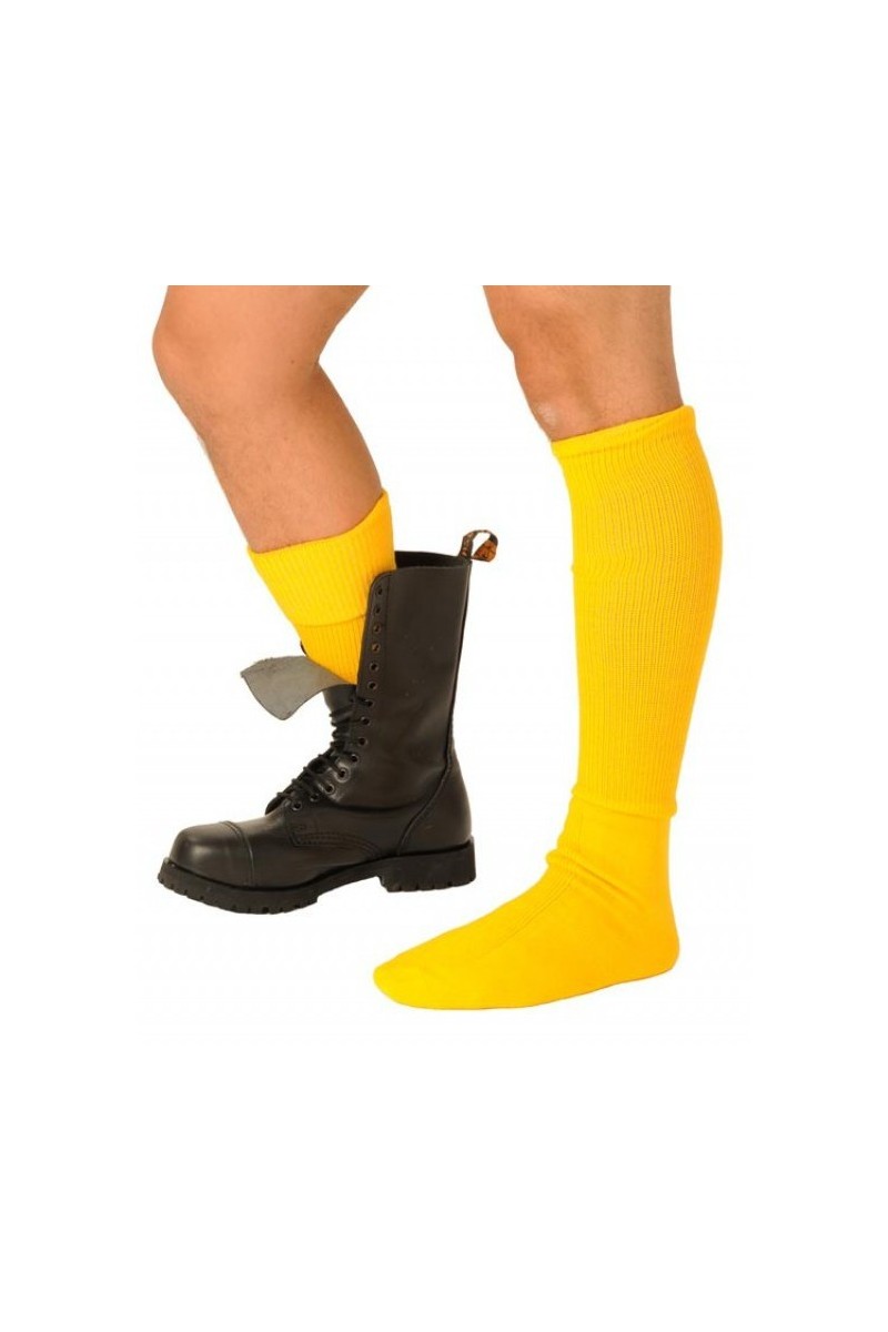 Chaussettes Boots Jaunes