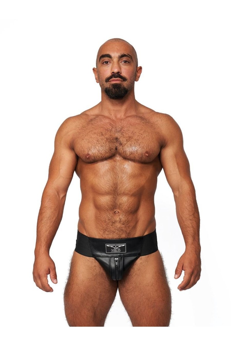 Jockstrap en cuir Mister B Noir