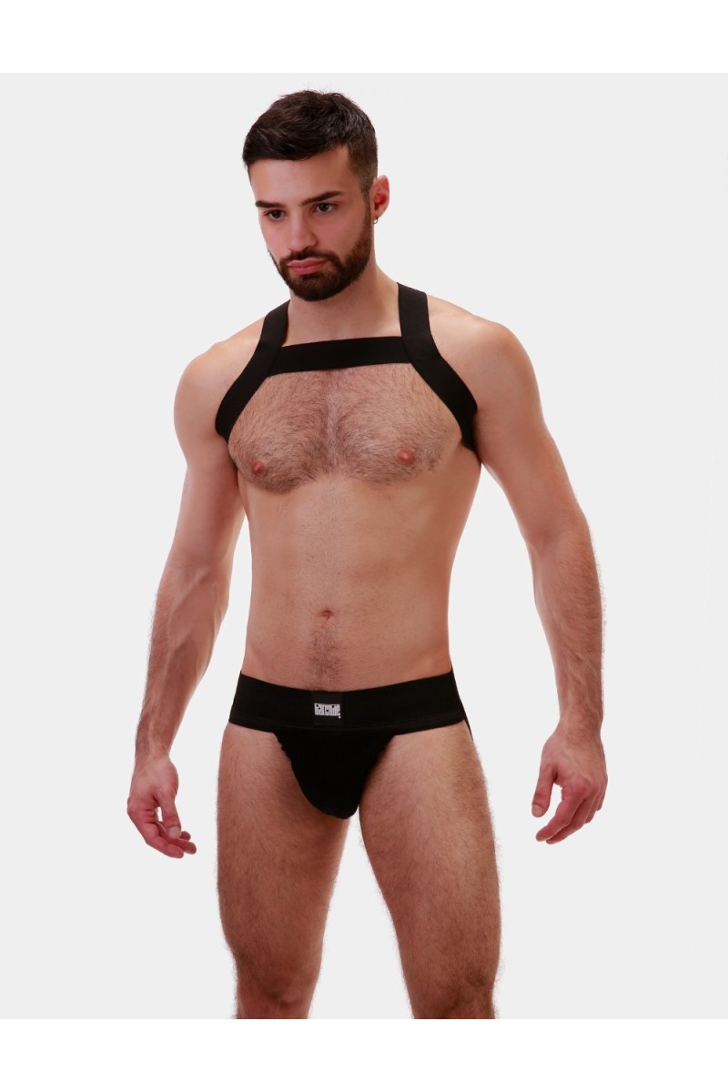 Harnais élastique Matt Noir