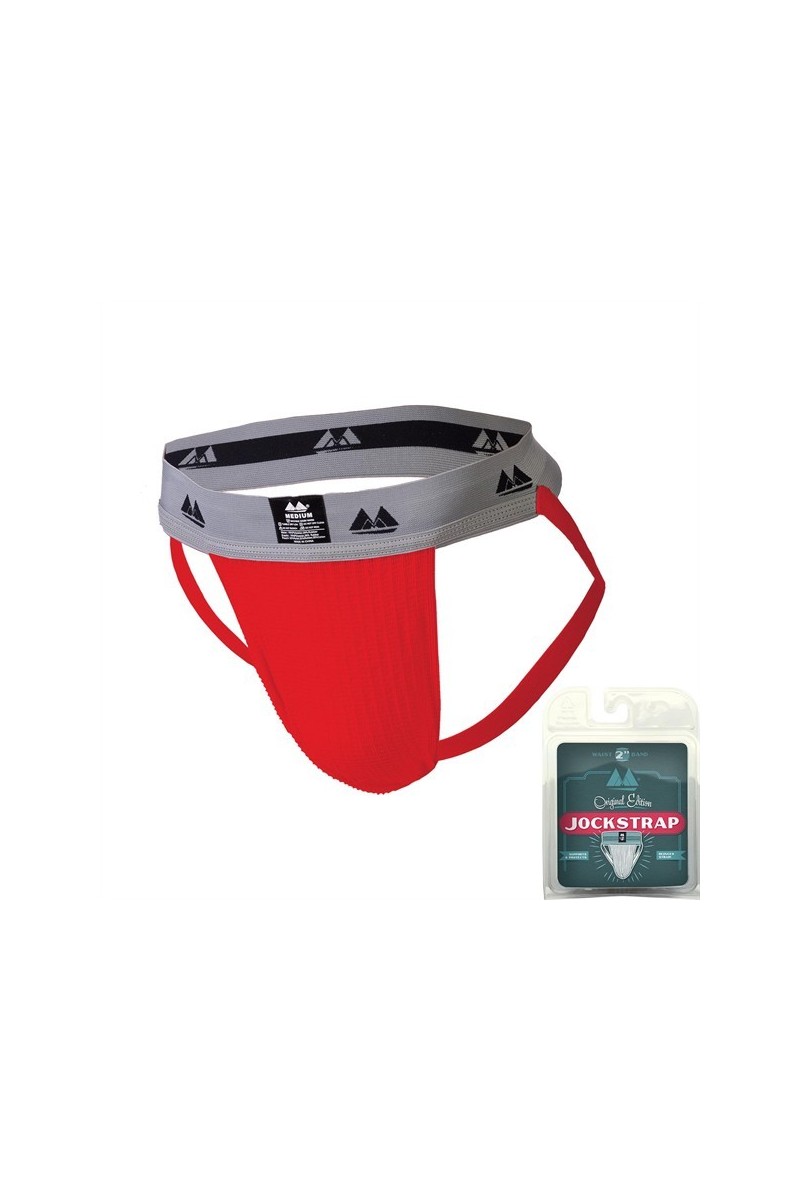 Jockstrap Original Waist 2 Band Rouge