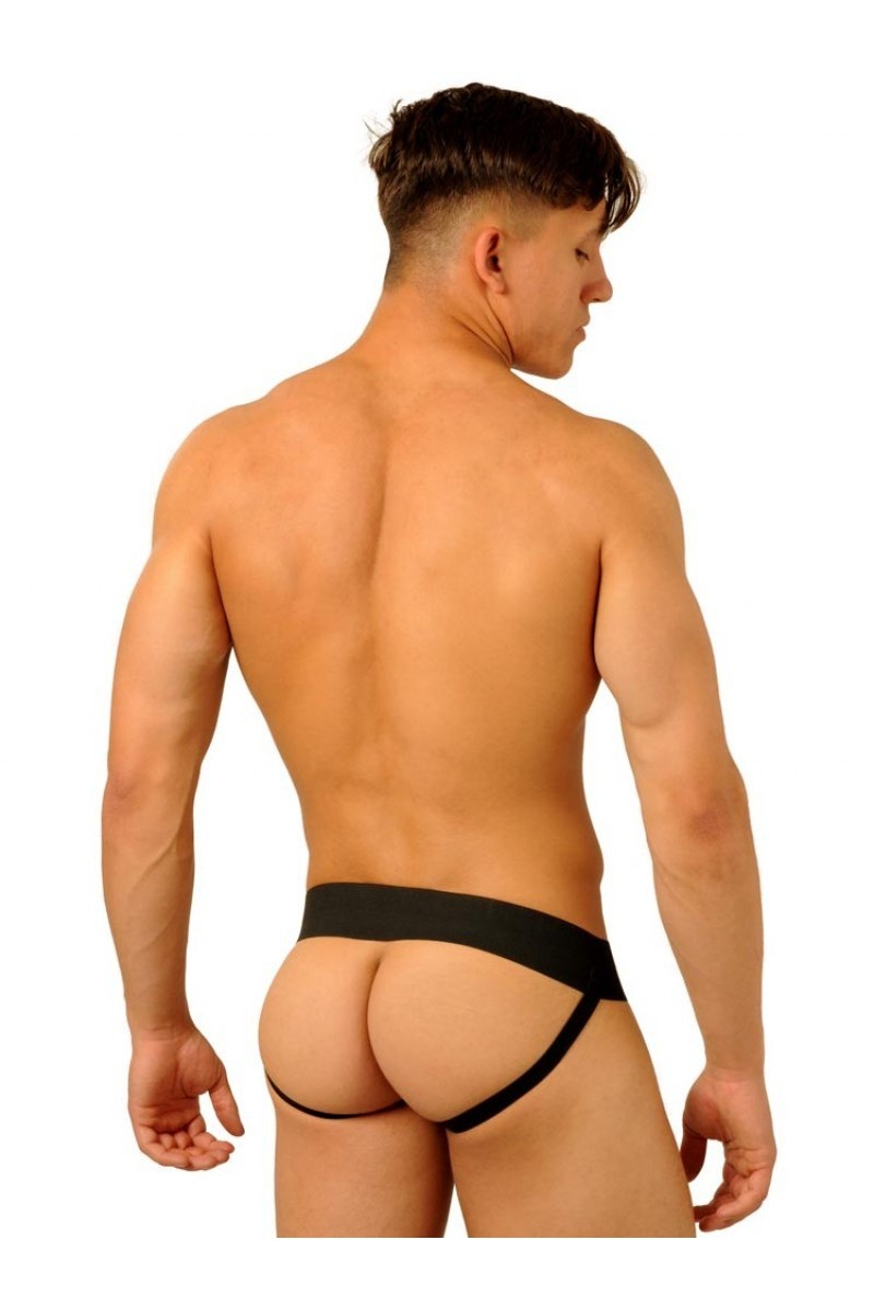 Jockstrap Fist Leather Noir