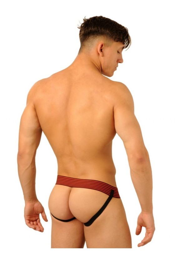 Jockstrap Fist Leather Rouge