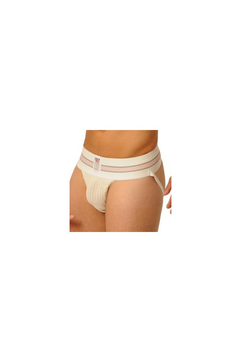 Jockstrap Fist Large Bande Blanc