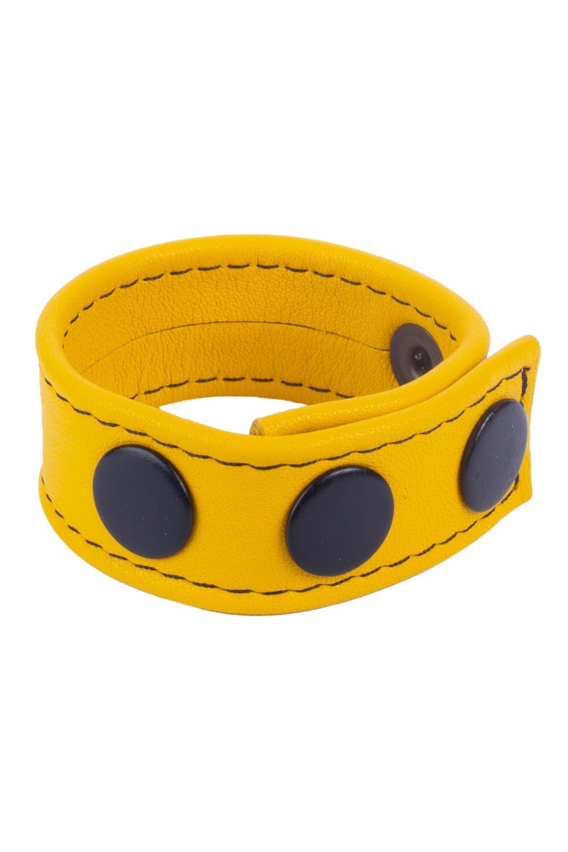 Cockring en cuir Cocky Jaune