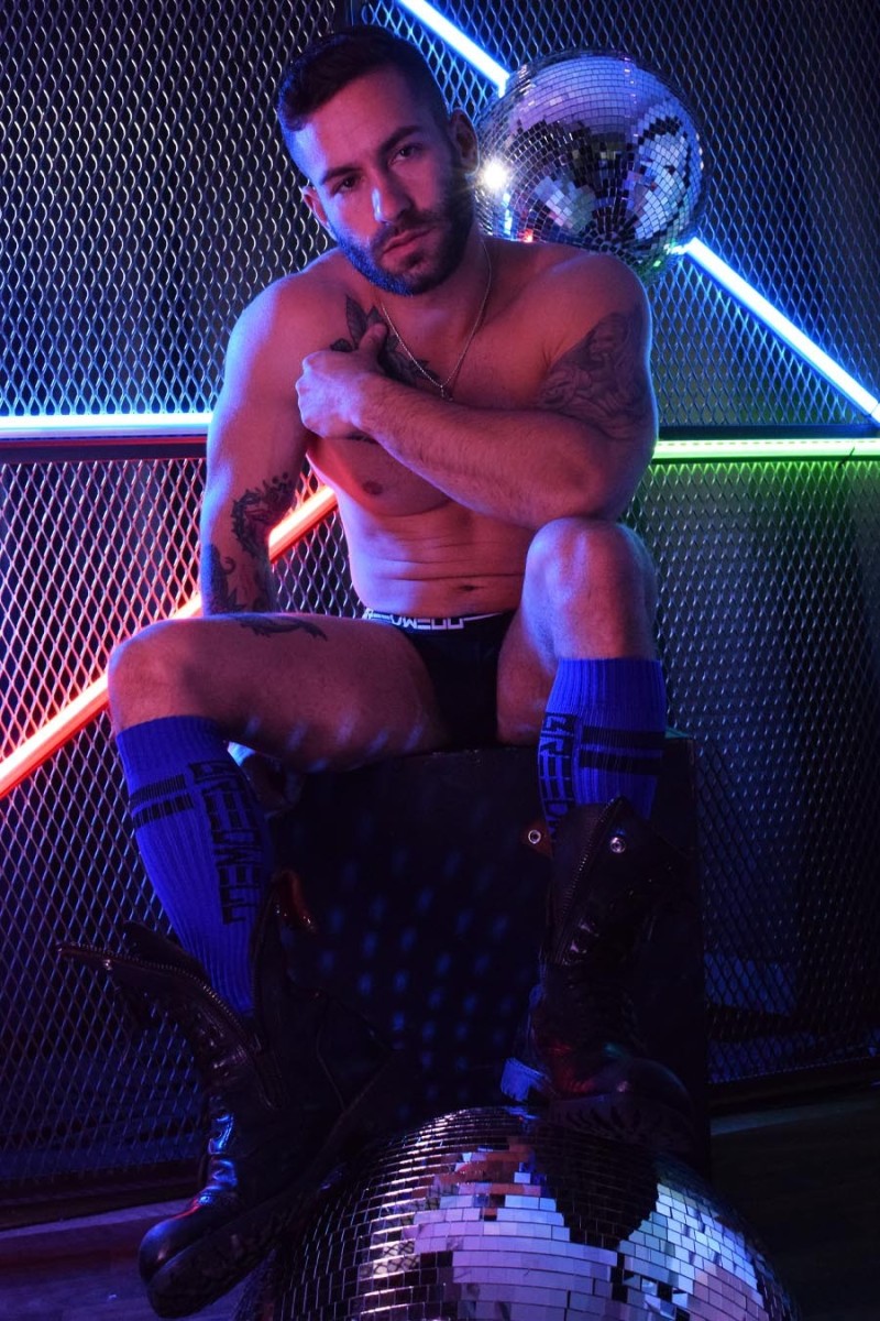 Chaussettes hautes NEWSCHOOL Bleu