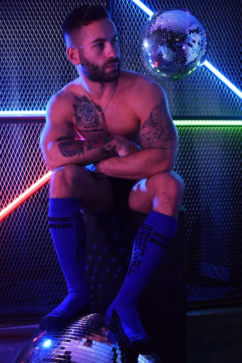 Chaussettes hautes NEWSCHOOL Bleu