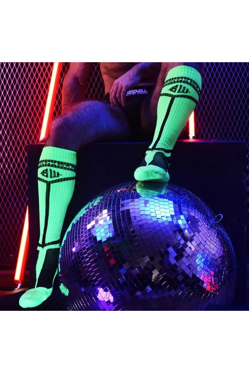 Chaussettes hautes HYBRED SOCKS Vert Neon