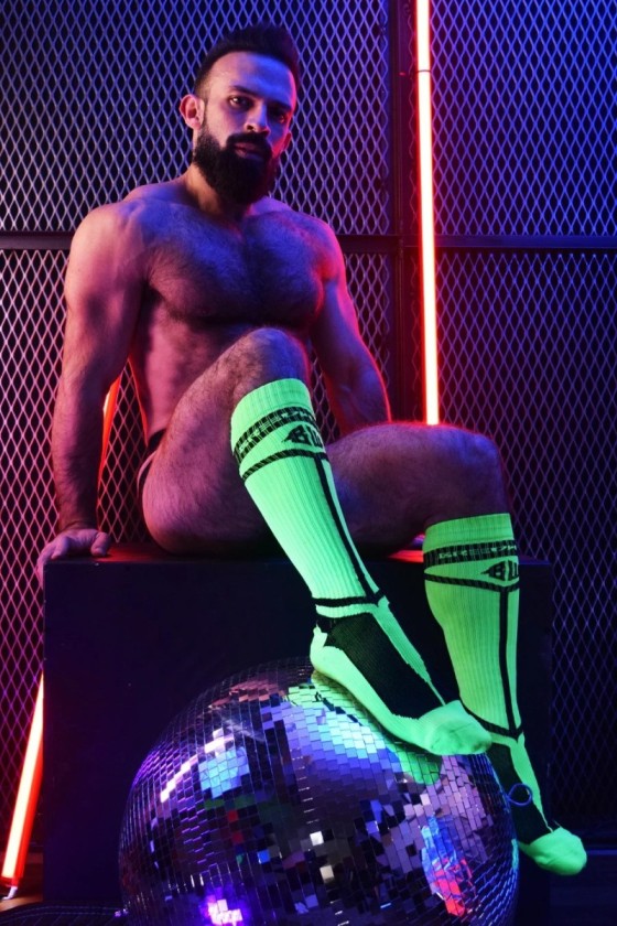 Chaussettes hautes HYBRED SOCKS Vert Neon
