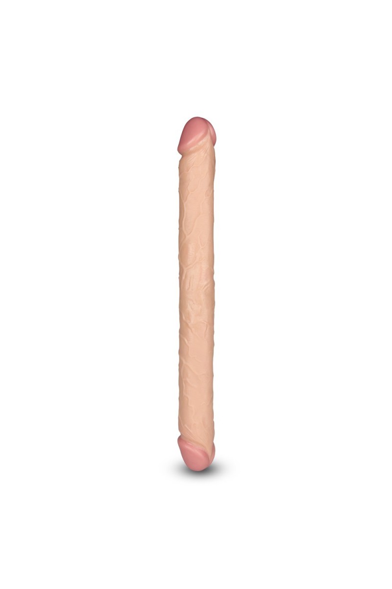 Double Dildo Realistic Slim 44 x 4.5cm