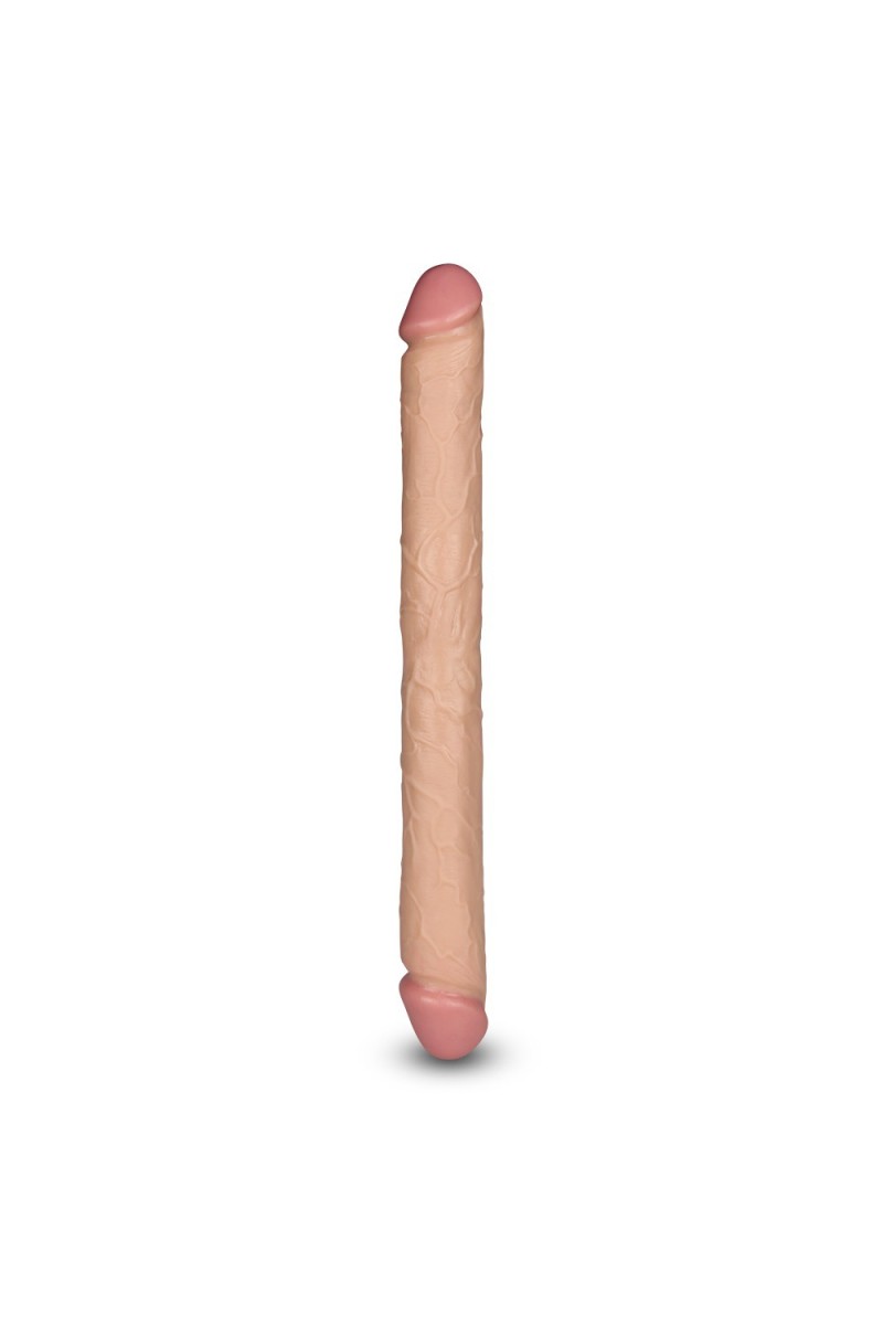 Double Dildo Realistic Slim 44 x 4.5cm