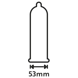 Préservatifs en latex Original 53mm x12