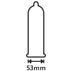 Préservatifs en latex Original 53mm x48