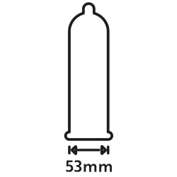 Préservatifs perlés Extra Fun 53mm x12