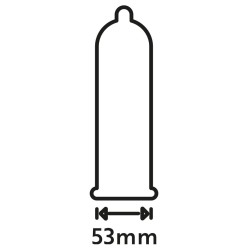 Préservatifs épais en latex Extra Safe 53mm x12
