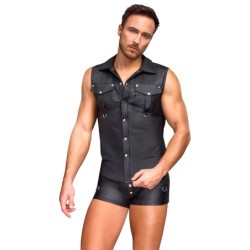 Taille L  -  Chemise sans manches Lessio Noire