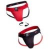 Taille S  -  Jockstrap Rev2 Noir Rouge