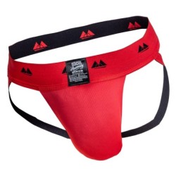 Taille S  -  Jockstrap Rev2 Noir Rouge