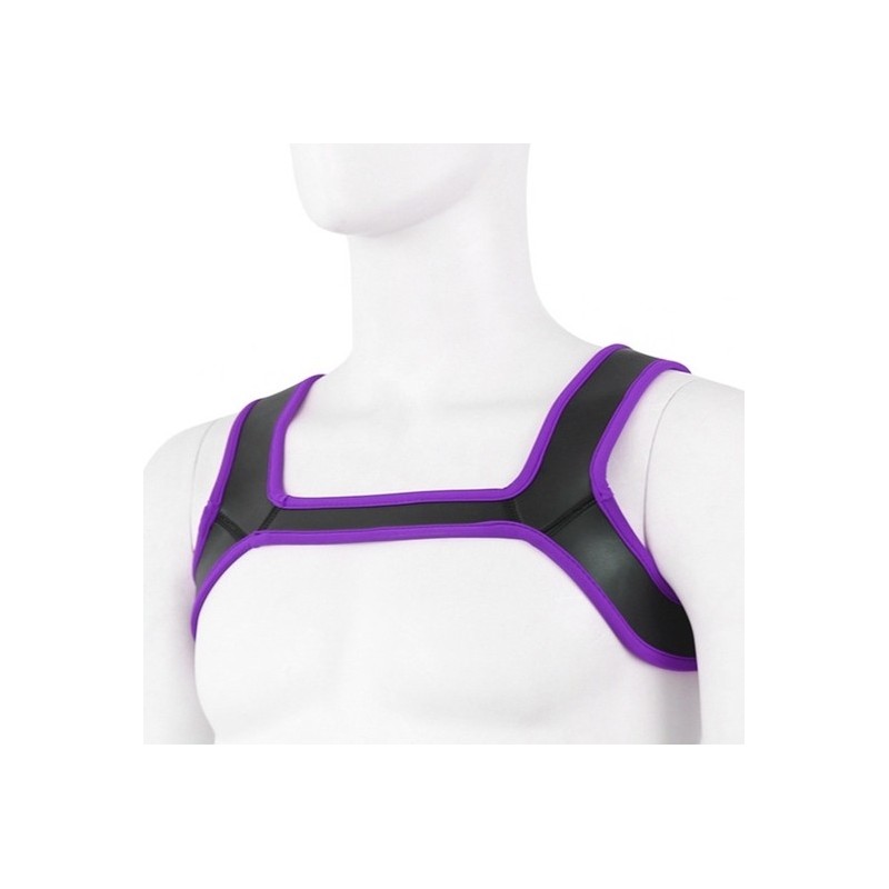 Harnais néoprène SHOULD WIDE Noir-Violet