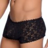 Taille S/M  -  Boxer sexy Dentelle LACE MoB Noir