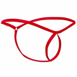 Taille S/M  -  Mini Thong TEAR DROP Rouge