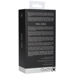 Bâillon Boule gag Strap Noir