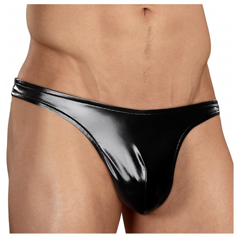 Taille XL  -  String POSING ONYX Noir