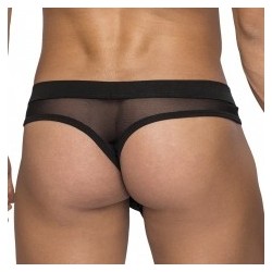 Taille L/XL  -  String avec étui pénien HOSE THONG Noir
