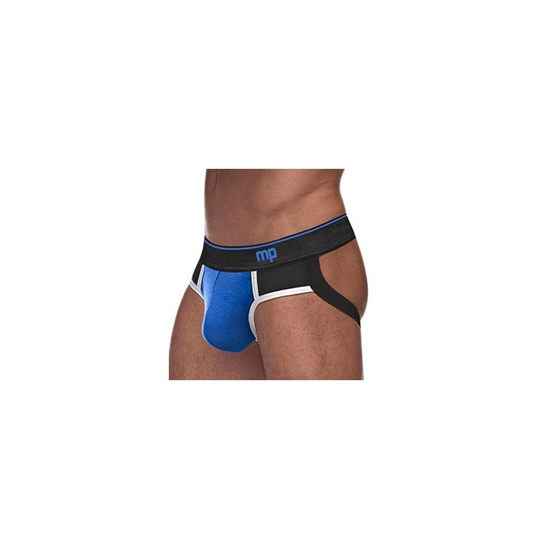 Taille L/XL  -  Jockstrap RETRO SPORT Bleu