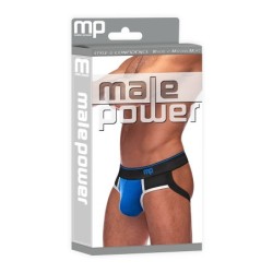 Taille L/XL  -  Jockstrap RETRO SPORT Bleu