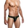Taille L  -  Jockstrap NEON MaleBasics Noir-Jaune